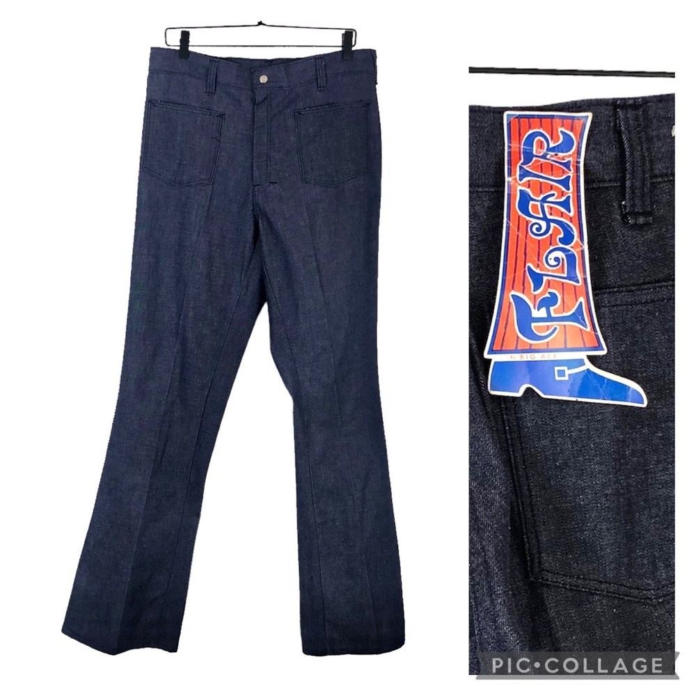 TALL Vintage 60s Big Ace Flare Deadstock Jeans in size 10